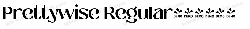 Prettywise Regular字体转换